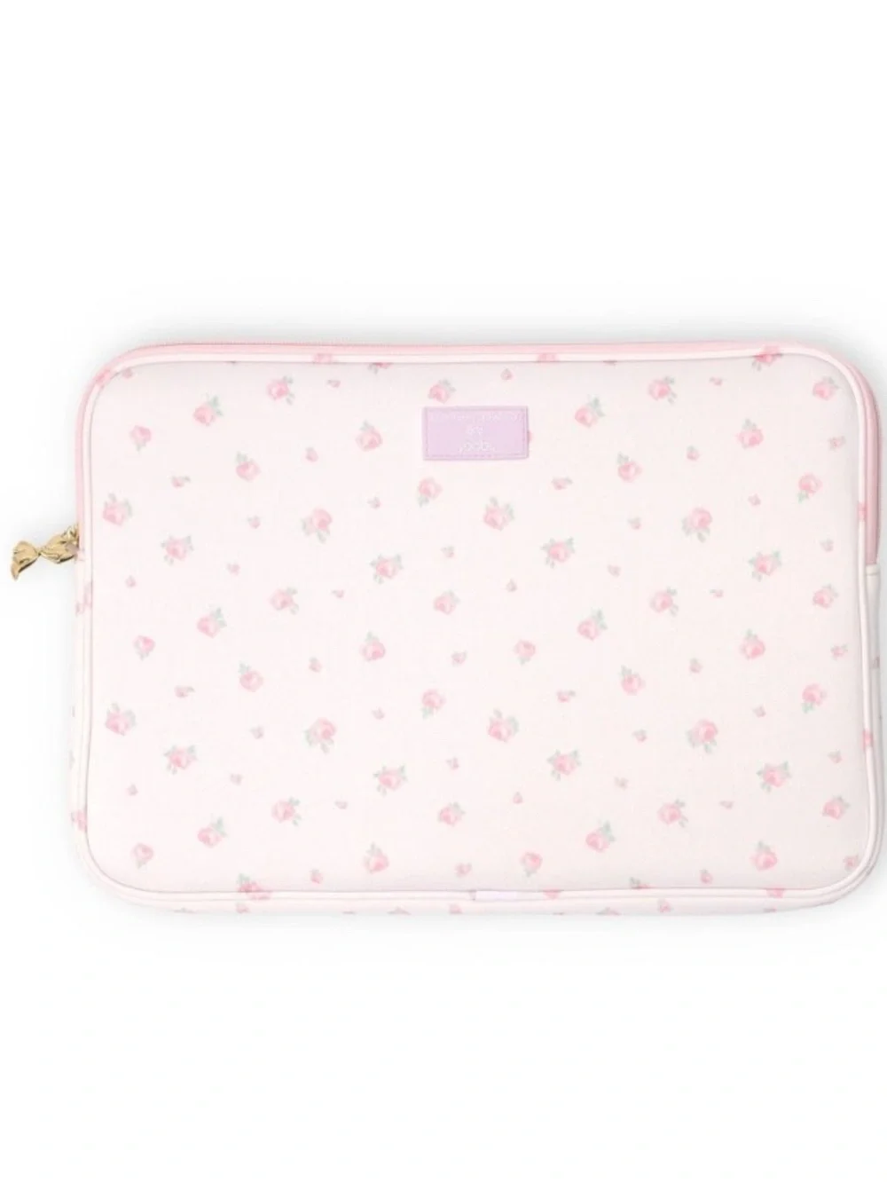 Love shack fancy X target laptop sleeve yoobi in strawberry macaroon NWT